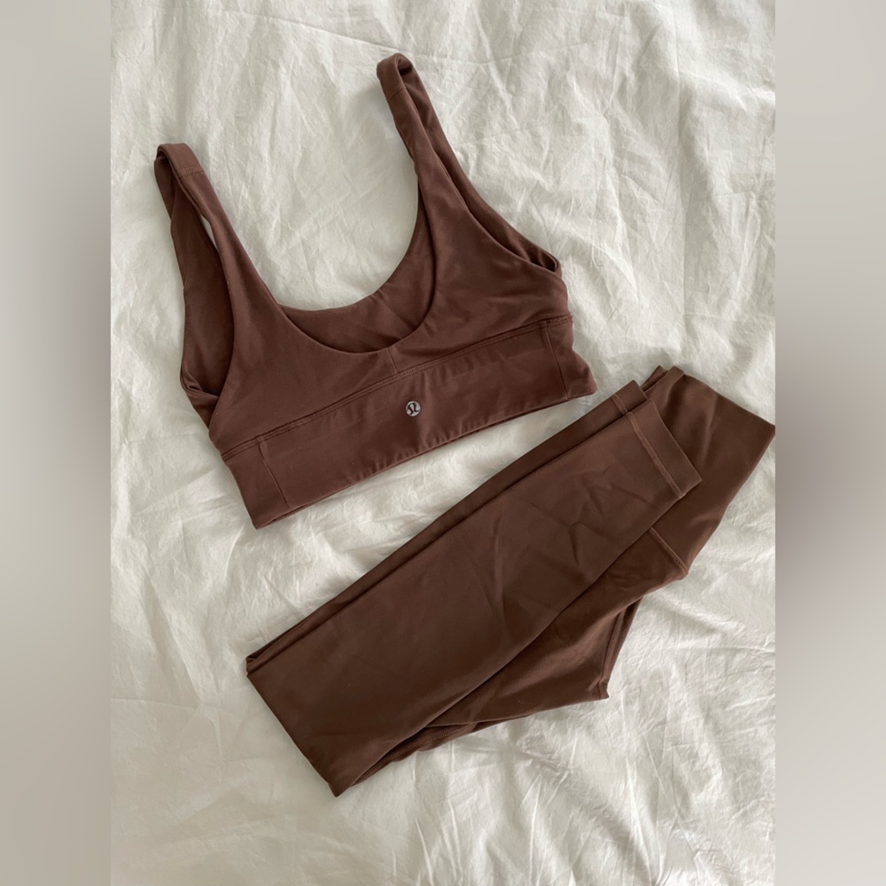 Espresso Lululemon align set